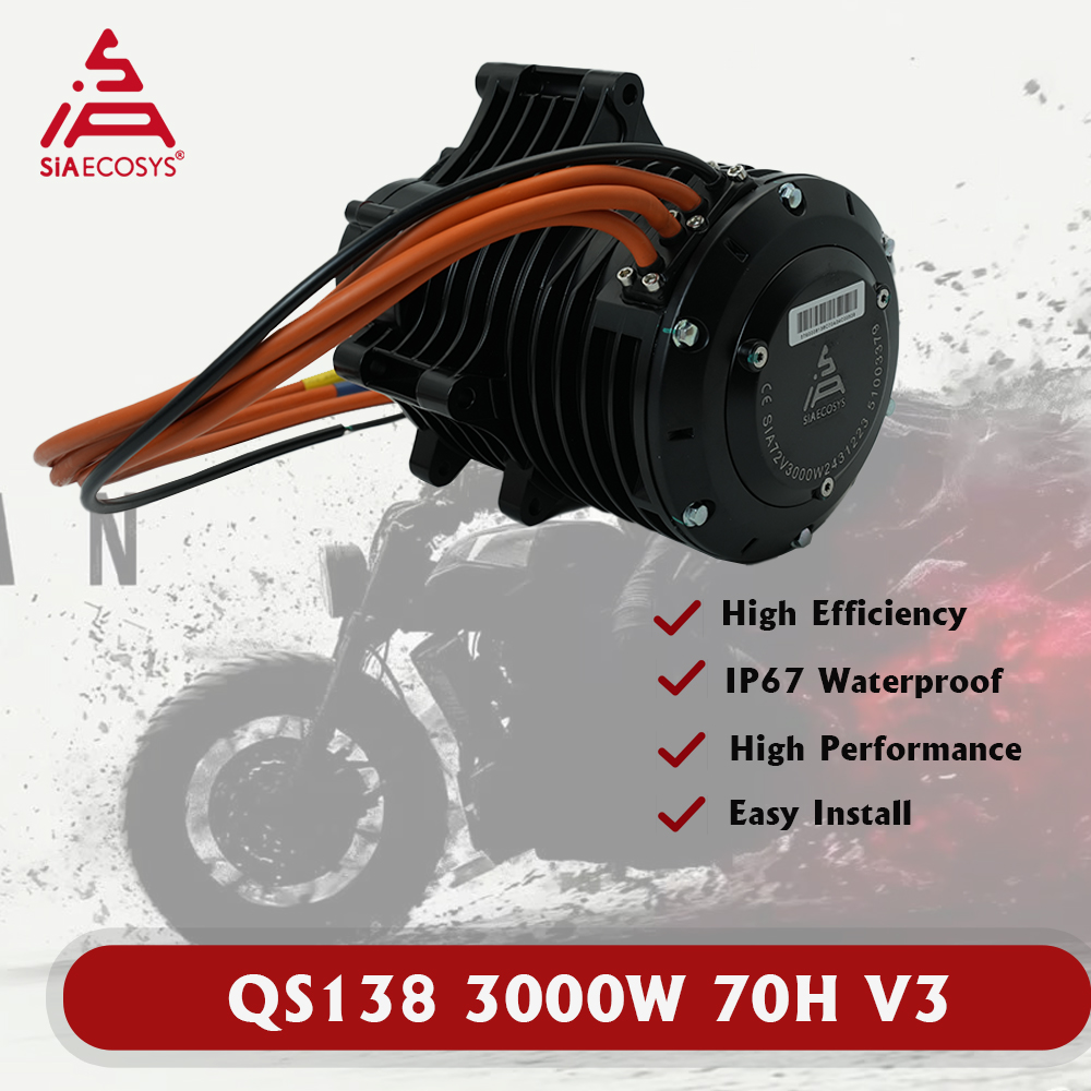 QSMOTOR QS138 70H V3 3000W 750 – обзор и цена Fardriver Nd72850 Controller