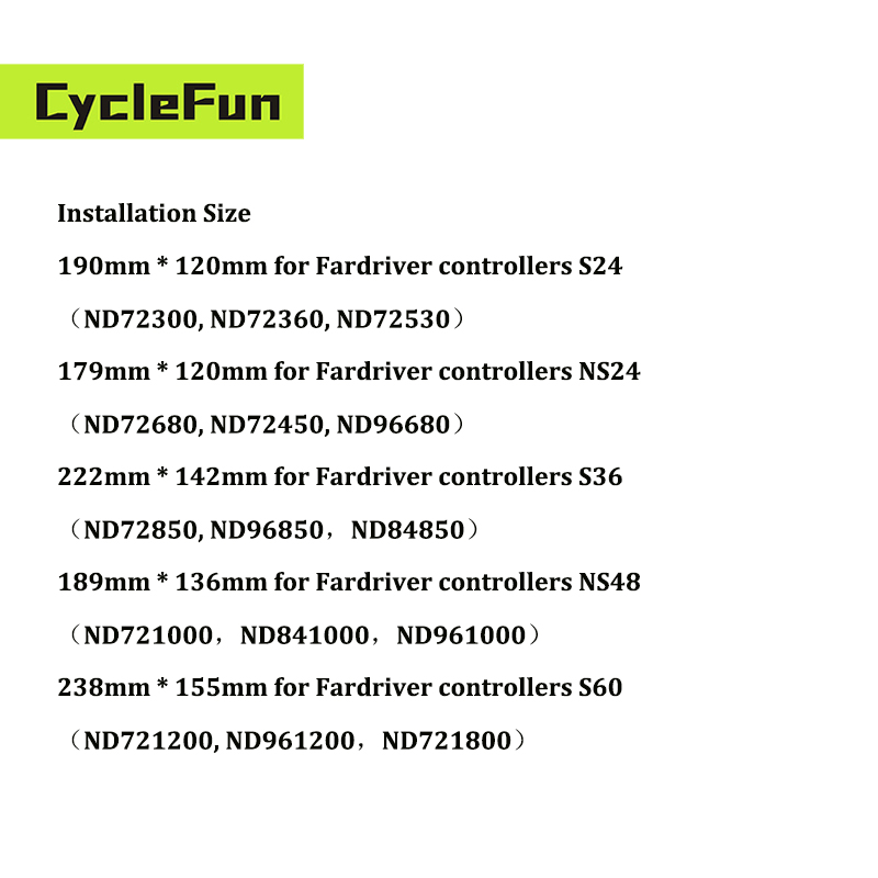 Алюминиевая нижняя пластина с  – обзор и цена Fardriver Nd72850 Controller
