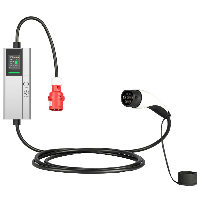 32A 3-фазное регулируемое порт – обзор и цена Type 2 Portable Ev Charger 11Kw Cee
